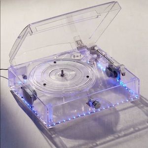Clear LED light up turntable urban outfitters
